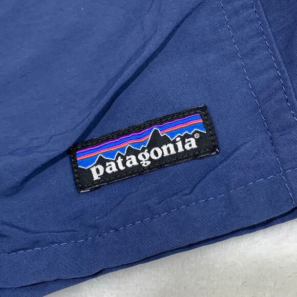 Patagonia Baggies Shorts 4" Inseam Mens Small Navy Blue Pockets *Liner Cut Out - Picture 11 of 15